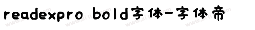 readexpro bold字体字体转换